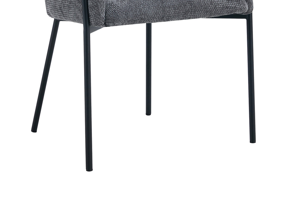Chaise Naomi Tissu Gris