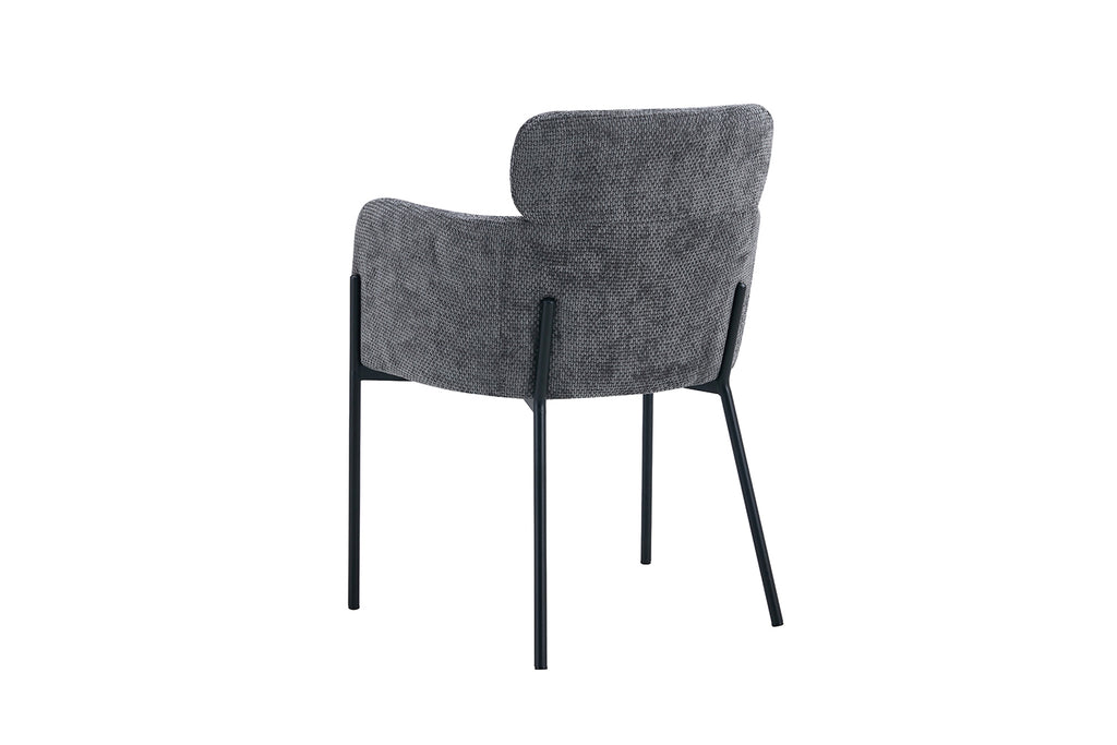 Chaise Naomi Tissu Gris