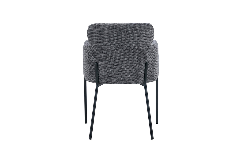 Chaise Naomi Tissu Gris