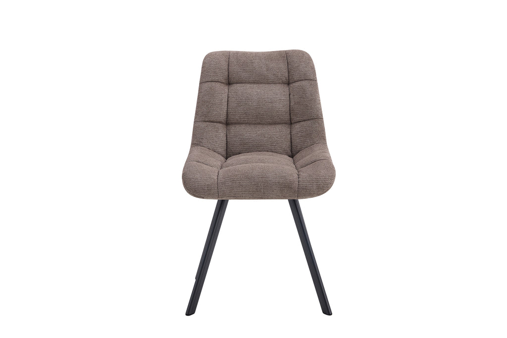 Chaise Lizzy Tissu Poivre