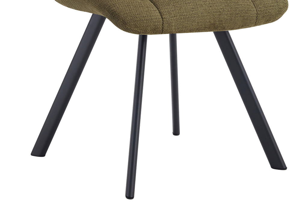 Chaise Lizzy Tissu Vert