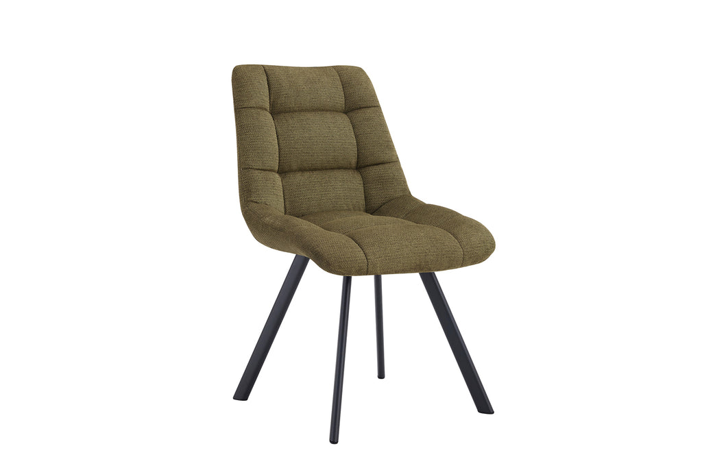 Chaise Lizzy Tissu Vert