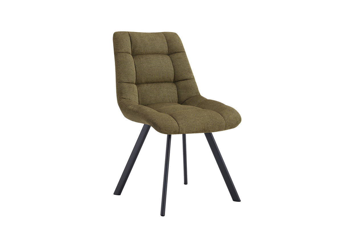 Chaise Lizzy Tissu Vert