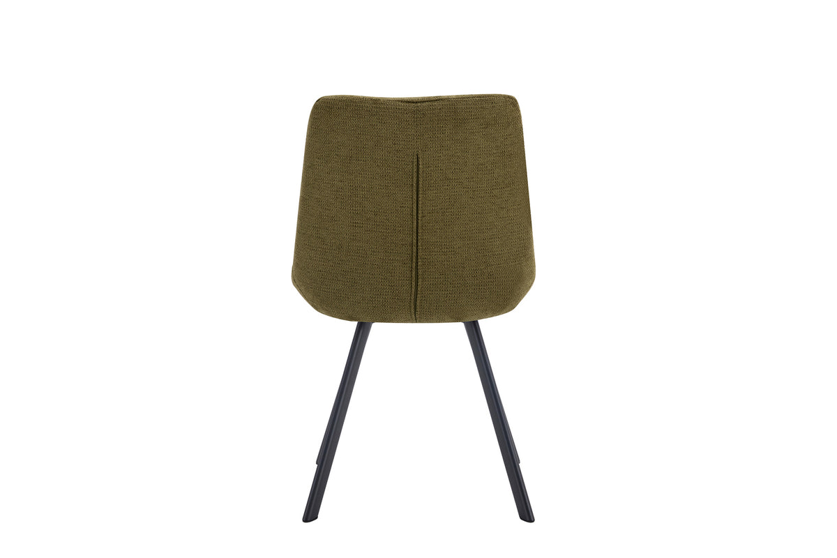 Chaise Lizzy Tissu Vert
