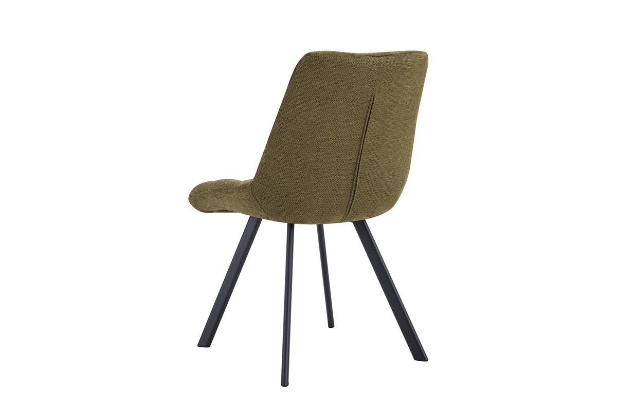Chaise Lizzy Tissu Vert