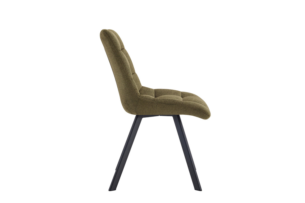 Chaise Lizzy Tissu Vert
