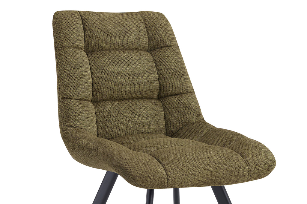 Chaise Lizzy Tissu Vert
