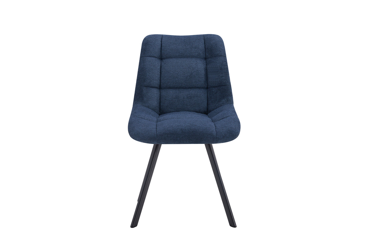 Chaise Lizzy Tissu Bleu