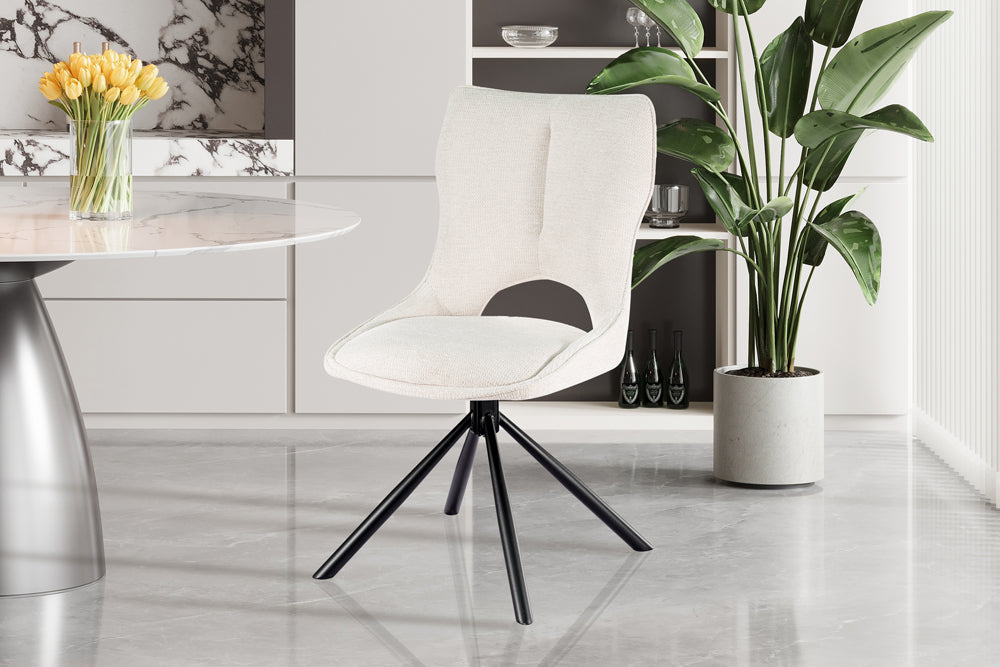Chaise Mori Pivotant à 0 Tissu Ote Share 101 Beige