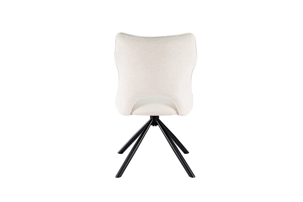 Chaise Mori pivotante Tissu Beige