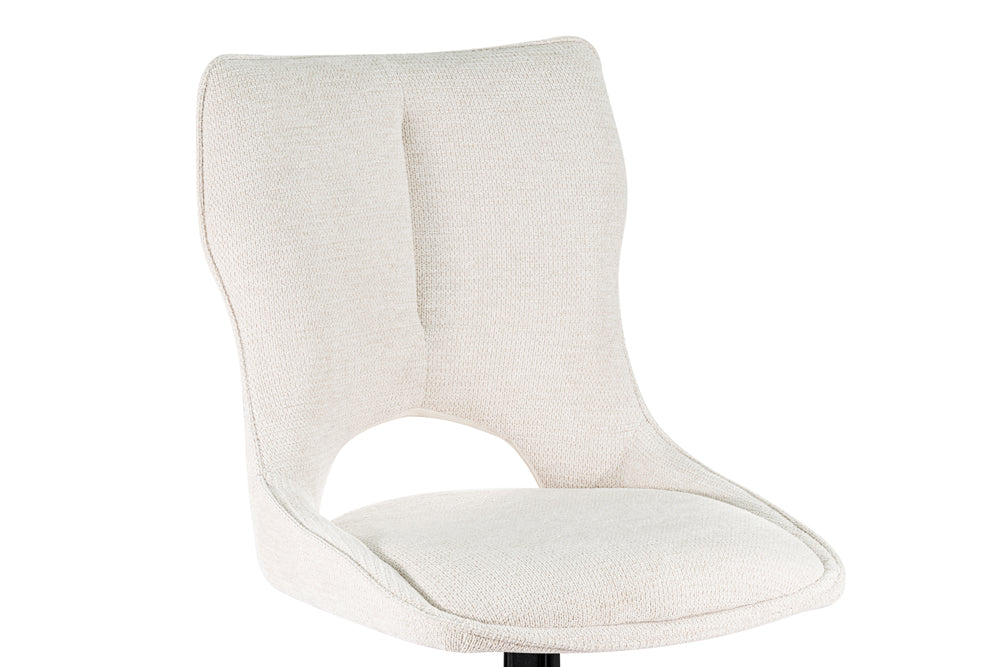 Chaise Mori pivotante Tissu Beige