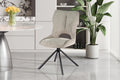 Chaise Mori Pivotant à 0 Tissu Ote Share 160 Gris clair