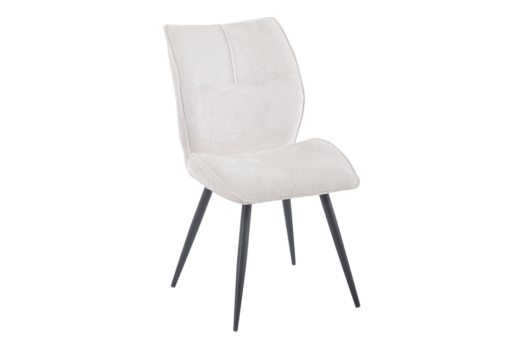 Chaise Faye Tissu Écru