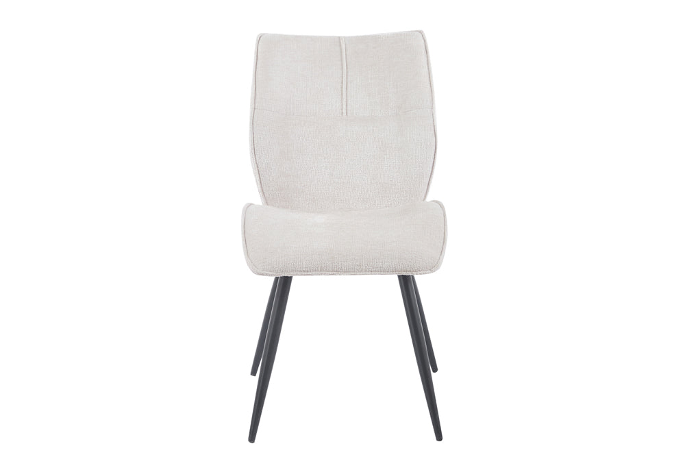 Chaise Faye Tissu Écru