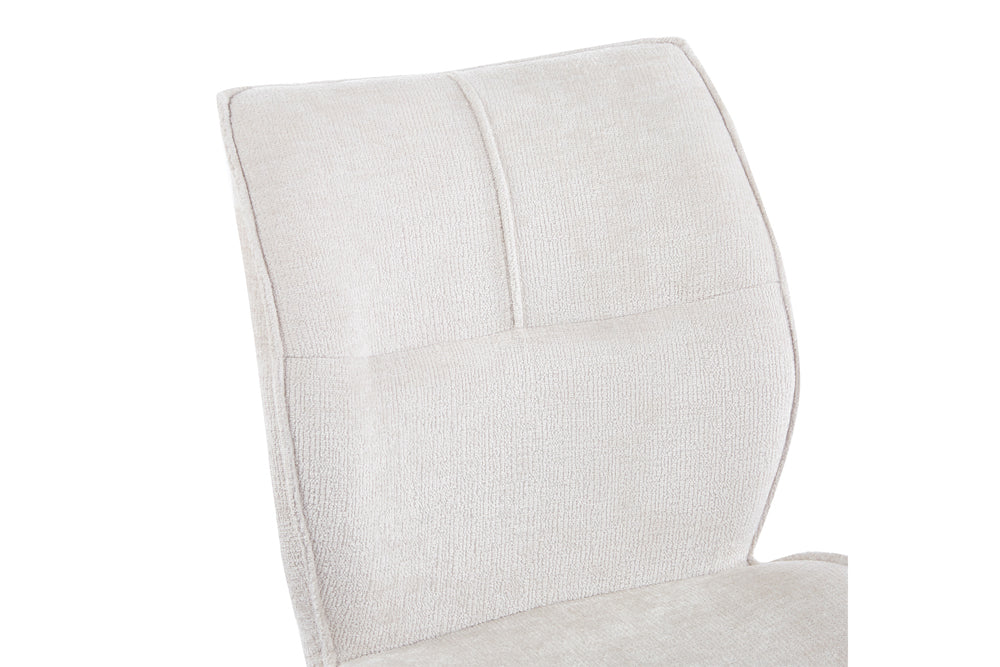 Chaise Faye Tissu Écru