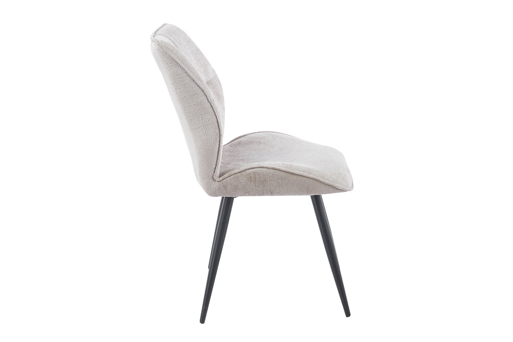 Chaise Faye Tissu Sable