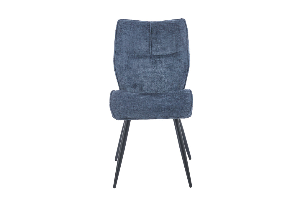 Chaise Faye Tissu Bleu