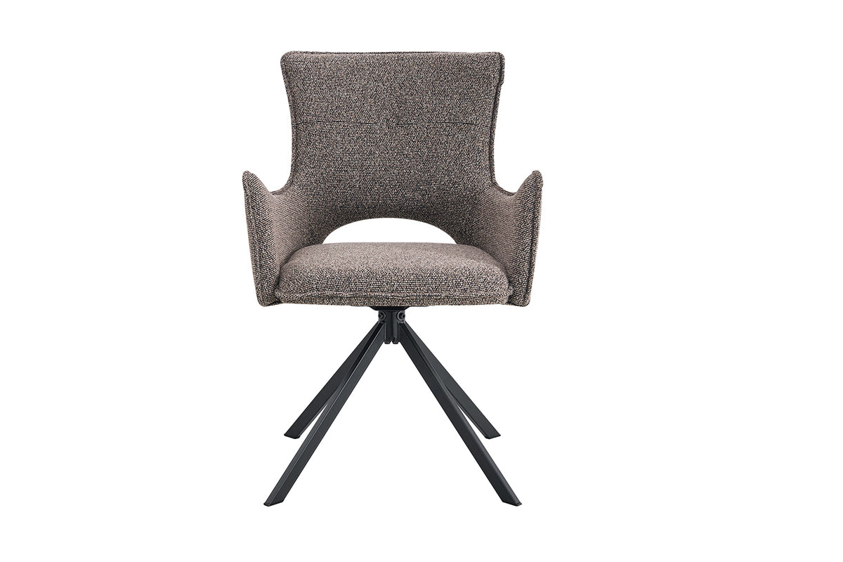 Chaise Billy pivotante Tissu Sable