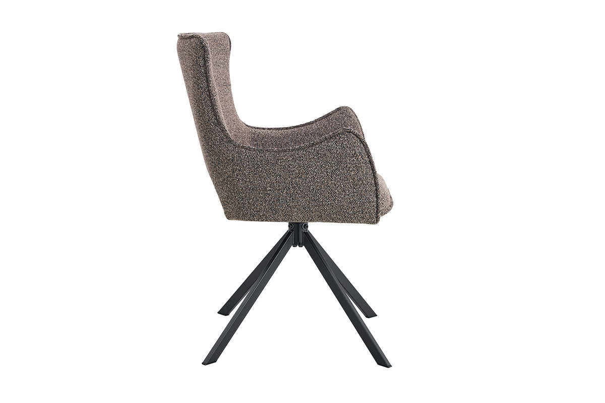 Chaise Billy pivotante Tissu Sable