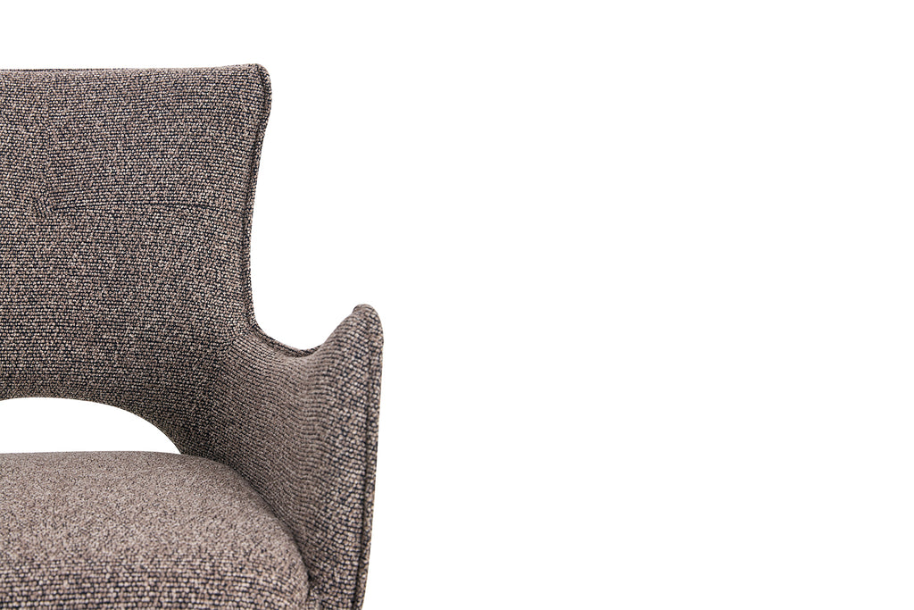 Chaise Billy pivotante Tissu Sable