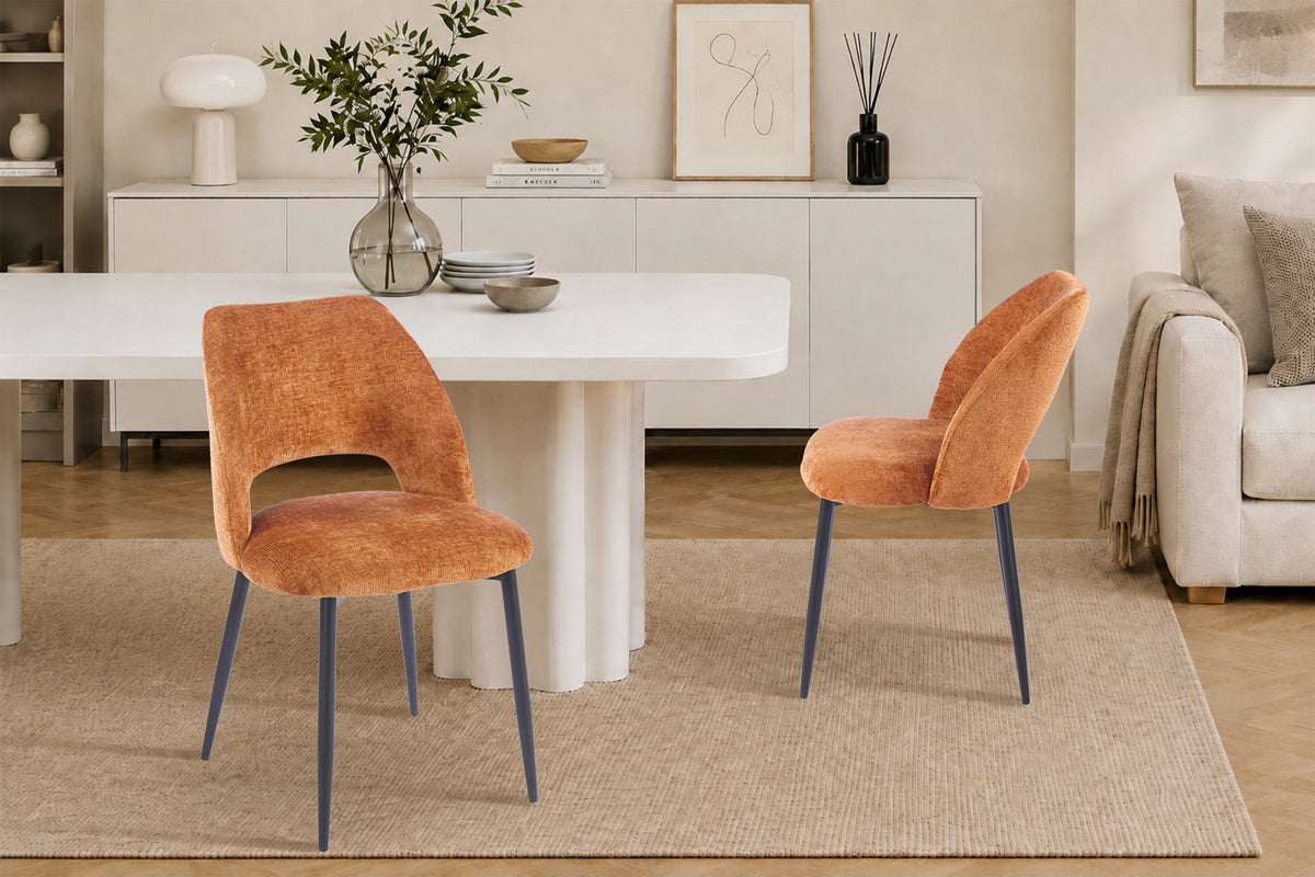 Chaise Arlo Tissu Perfect Harmony 56 Or