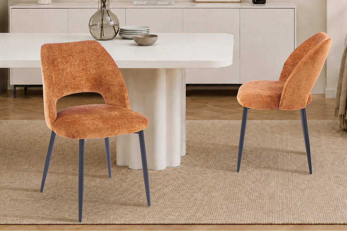 Chaise Arlo Tissu Perfect Harmony 56 Or - vue 2