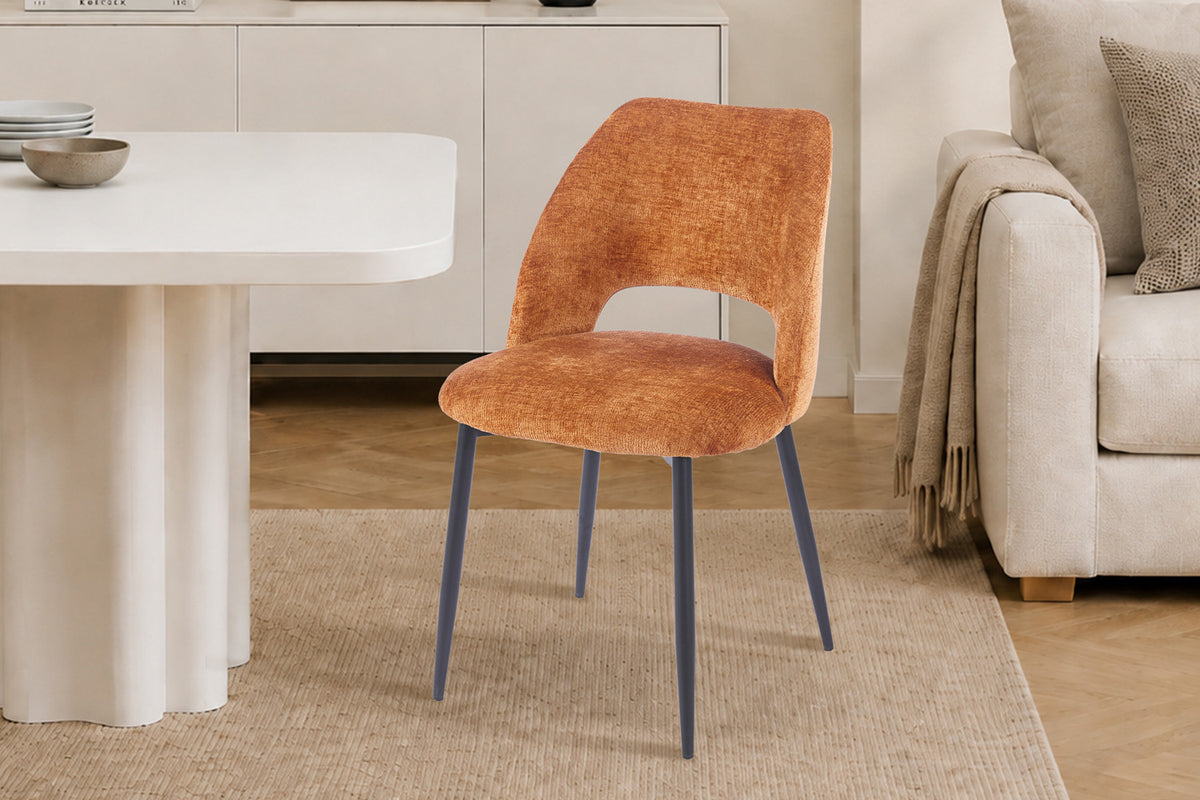 Chaise Arlo Tissu Perfect Harmony 56 Or - vue 3