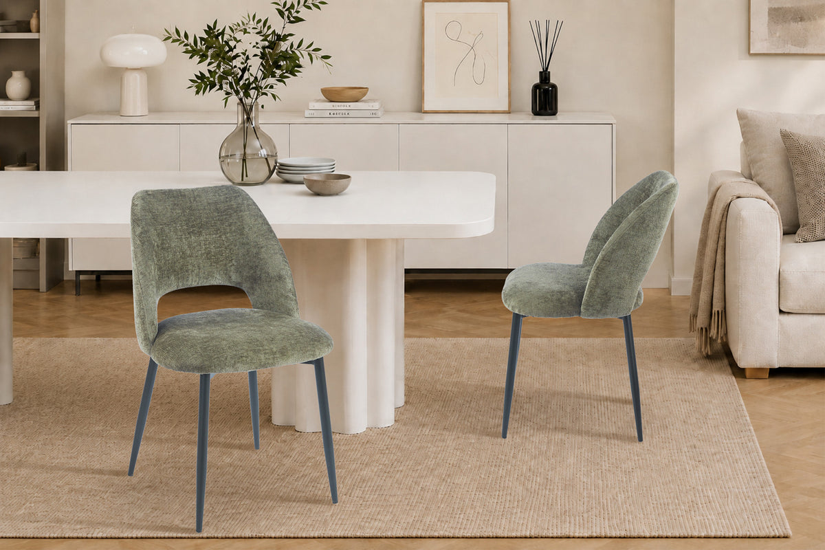 Chaise Arlo Tissu Perfect Harmony 39 Vert