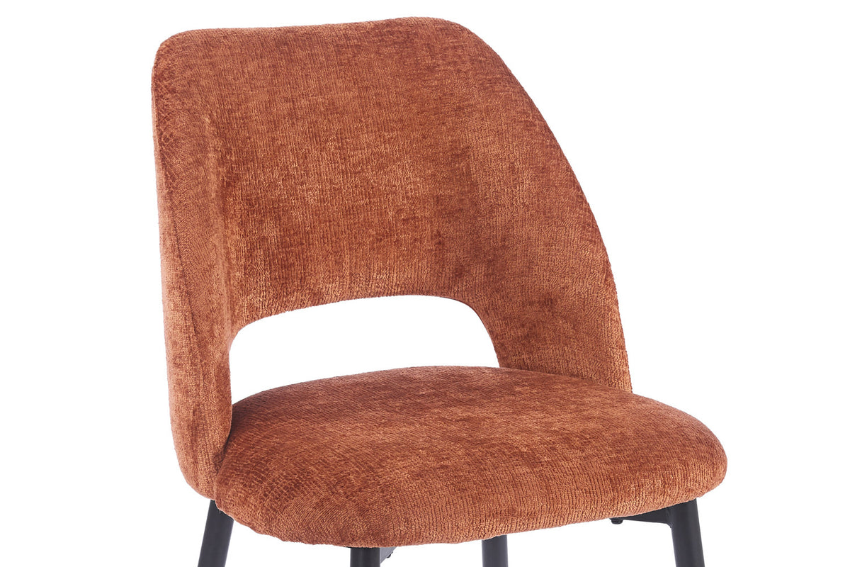 Chaise Arlo Tissu Perfect Harmony 52 Rouille - vue 5