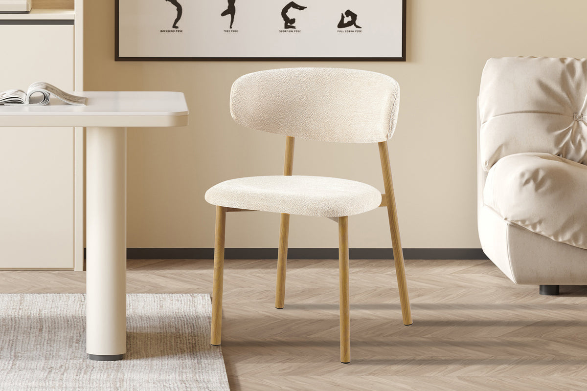 Chaise Coco Naturel – Tissu Beige