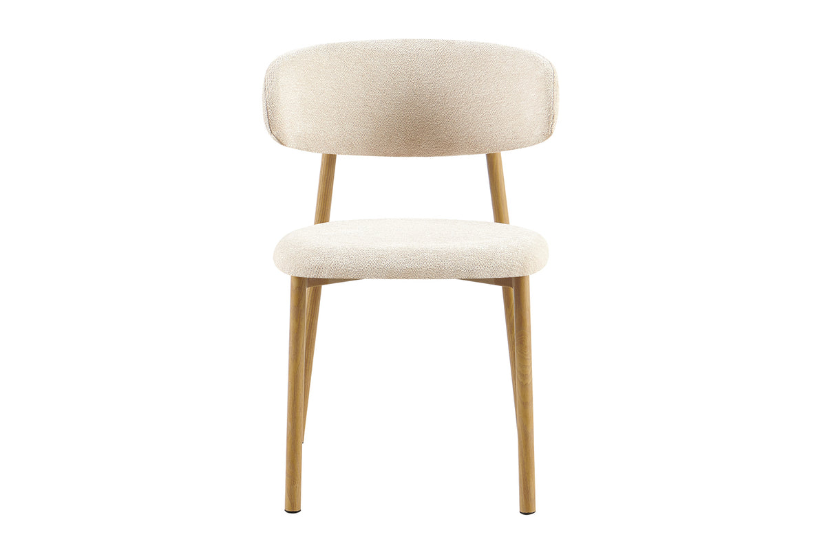 Chaise Coco Naturel – Tissu Beige
