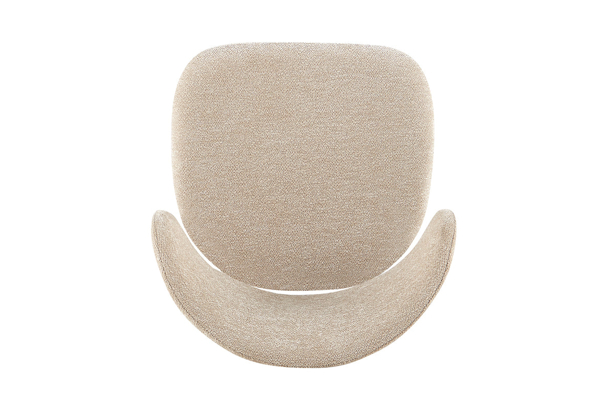 Chaise Coco Gris – Tissu Beige