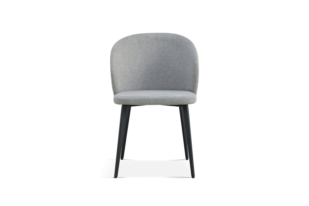 Chaise Toledo Tissu Gris clair
