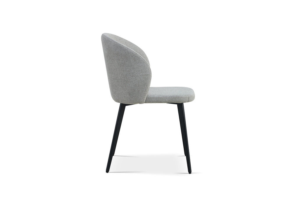 Chaise Toledo Tissu Gris clair