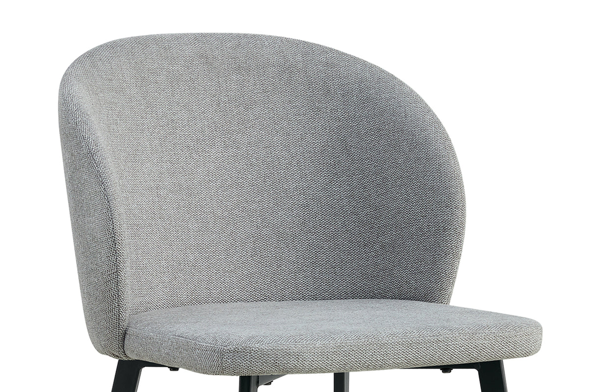 Chaise Toledo Tissu Gris clair