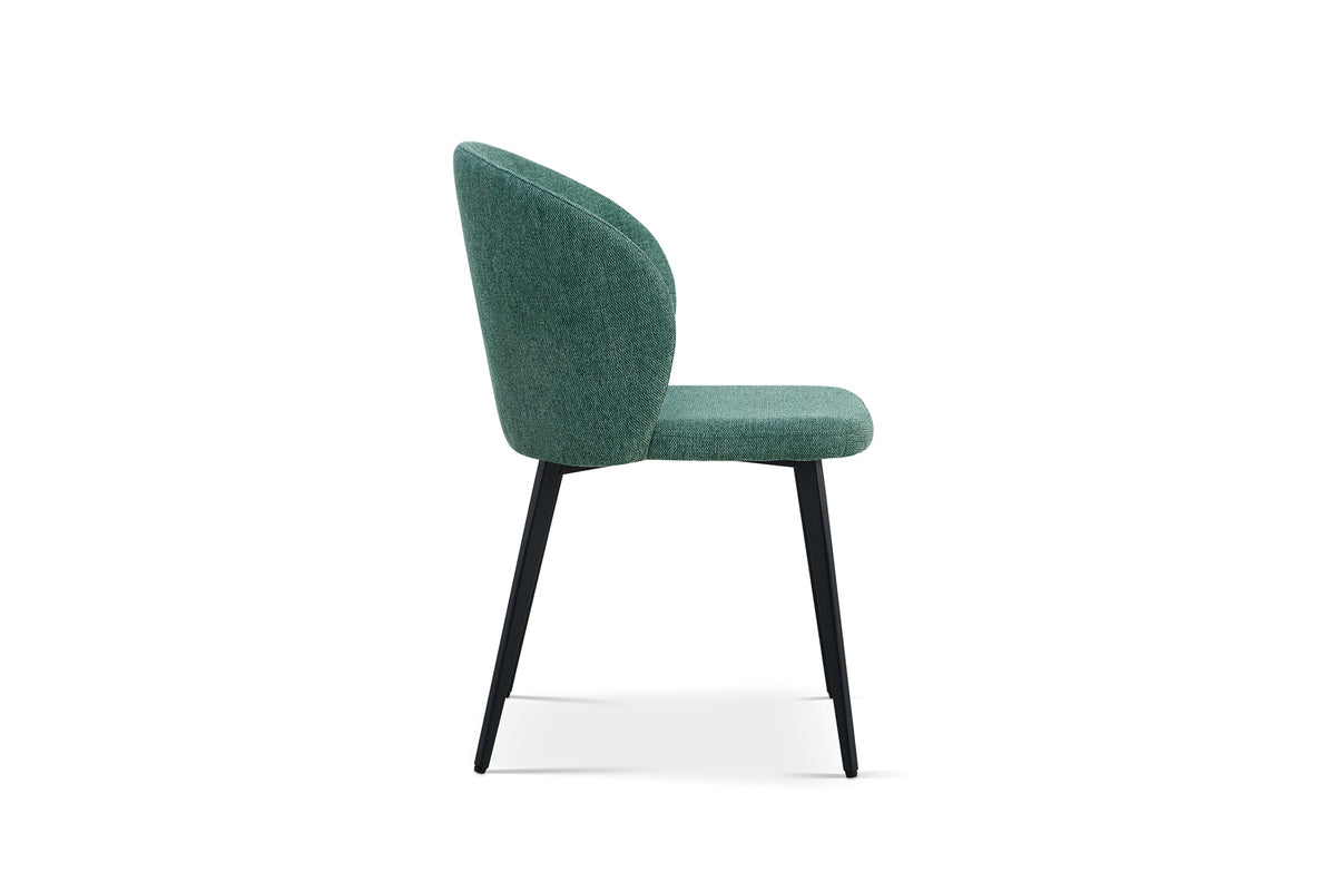 Chaise Toledo Tissu Vert