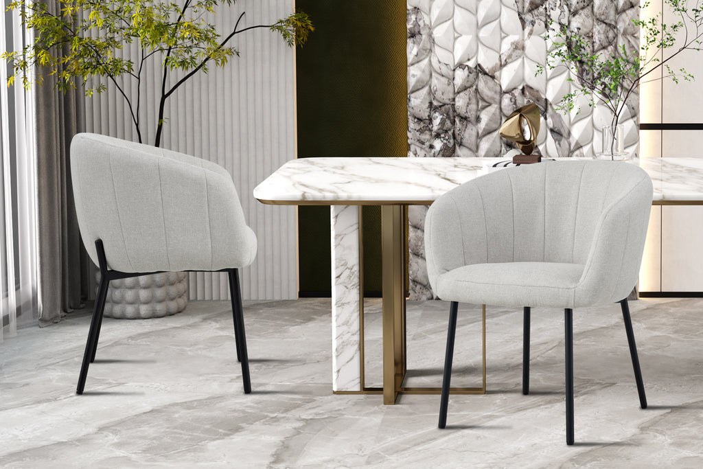 Chaise Sevilla Tissu Beige