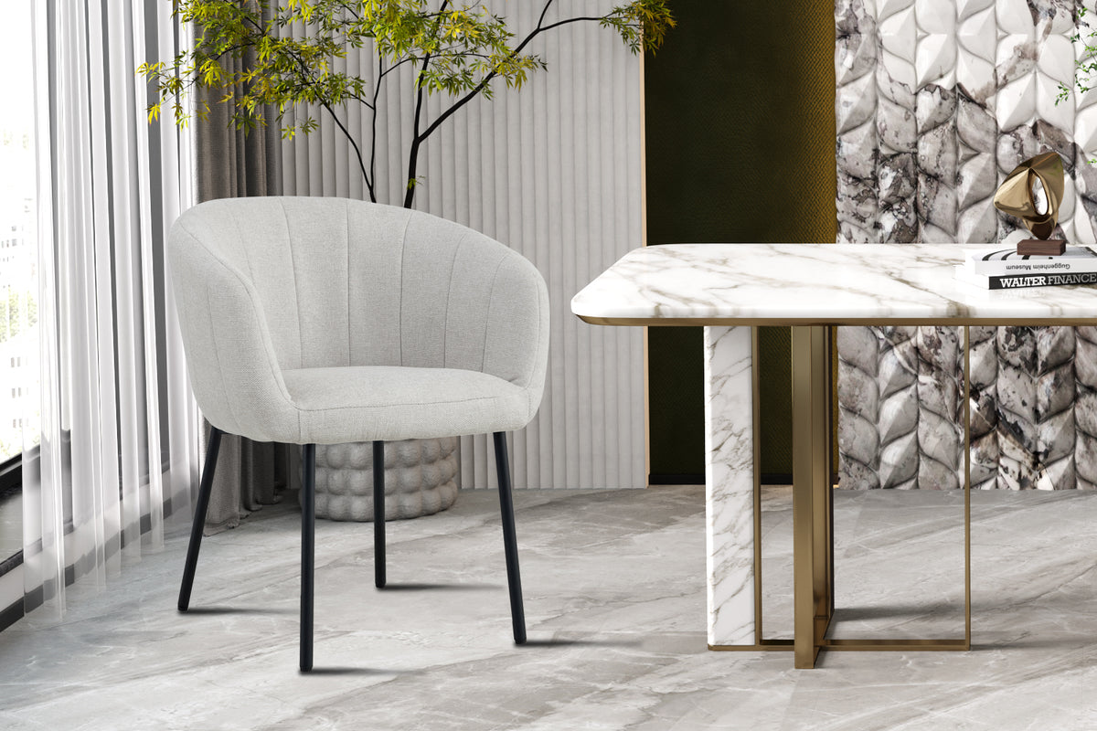 Chaise Sevilla Tissu Beige