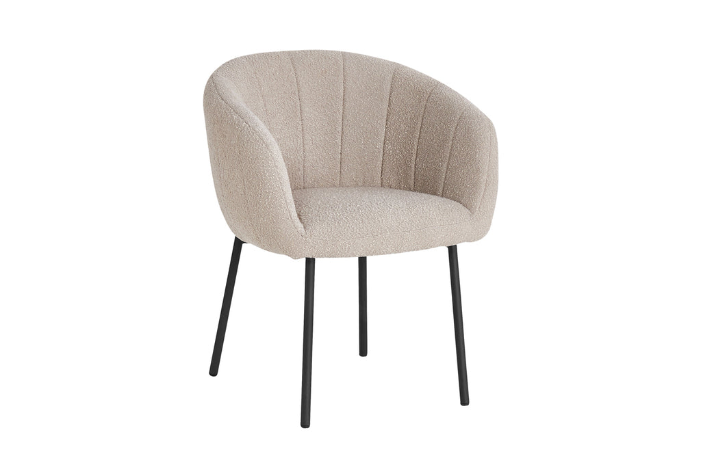 Chaise Sevilla Bouclé Sable
