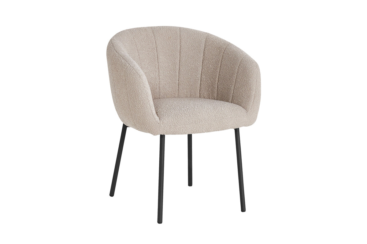 Chaise Sevilla Bouclé Sable