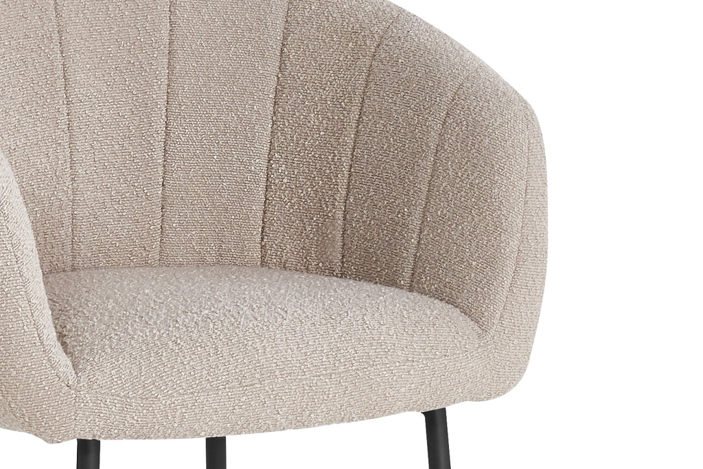 Chaise Sevilla Bouclé Sable
