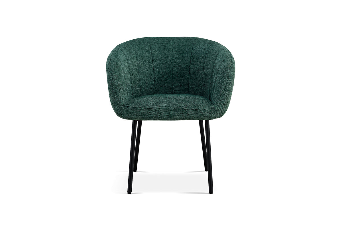 Chaise Sevilla Tissu Vert