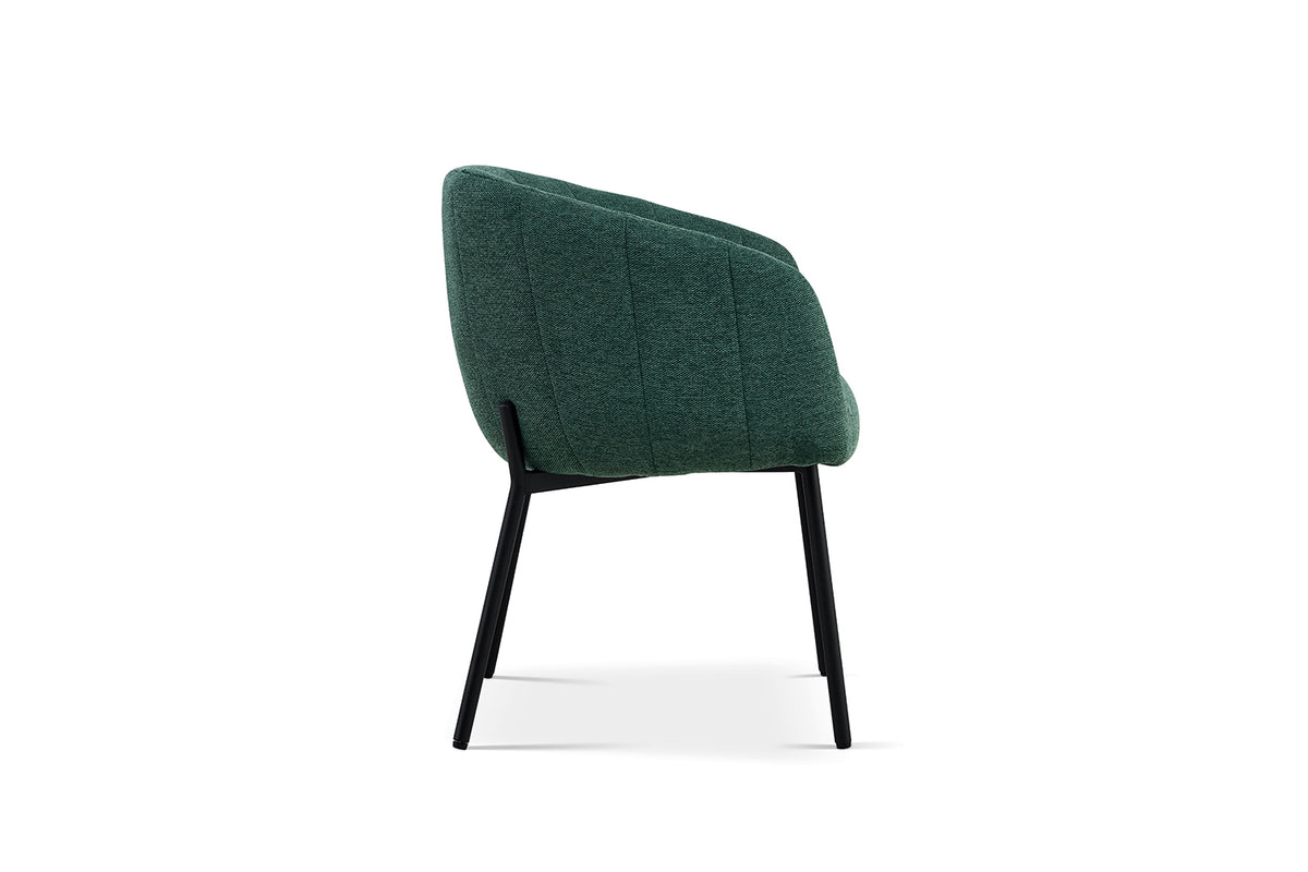 Chaise Sevilla Tissu Vert