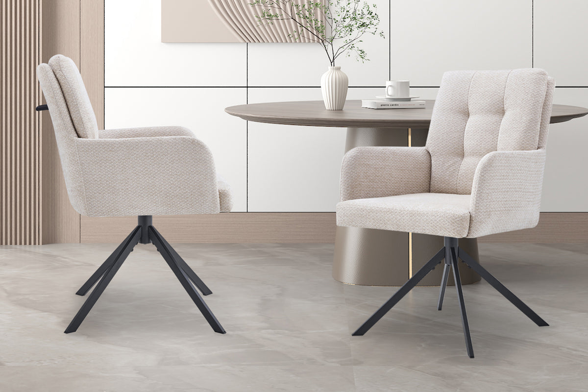 Chaise Granada Pivotant à 0 Tissu Davis Bliss 75-03 Beige