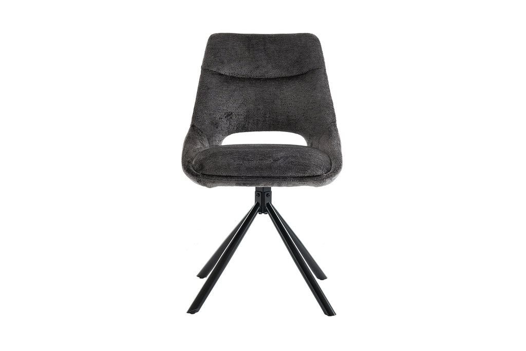 Chaise Dante Tissu Gris