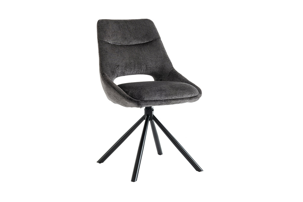Chaise Dante Tissu Gris