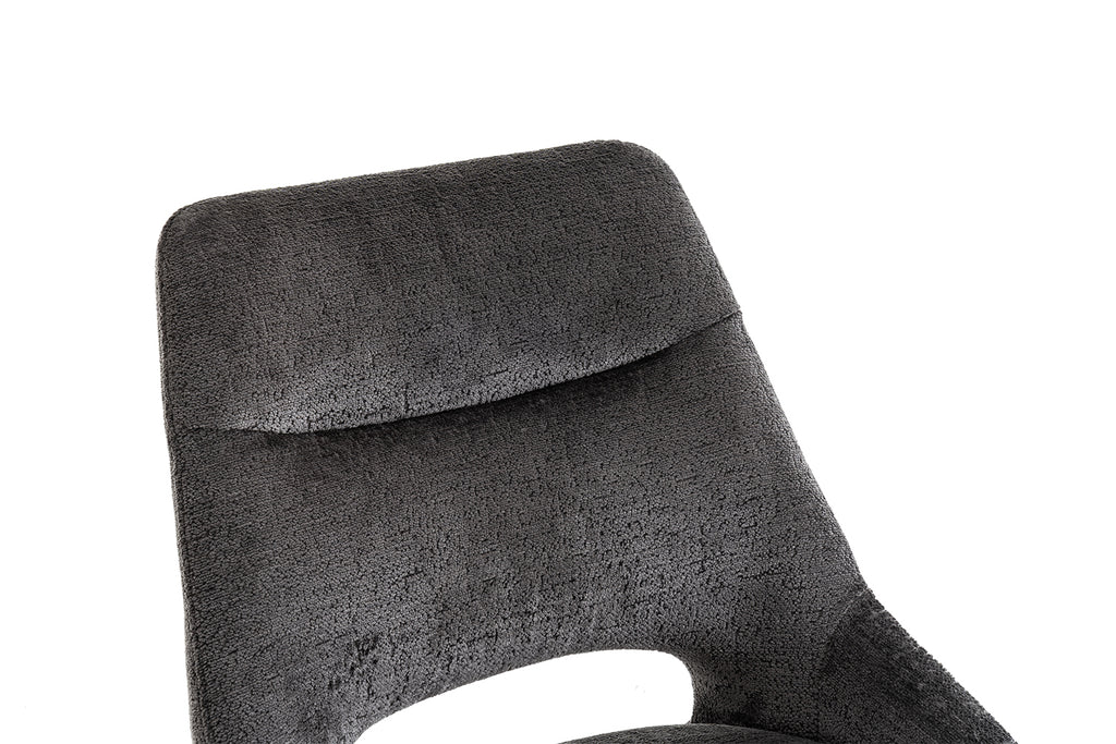Chaise Dante Tissu Gris