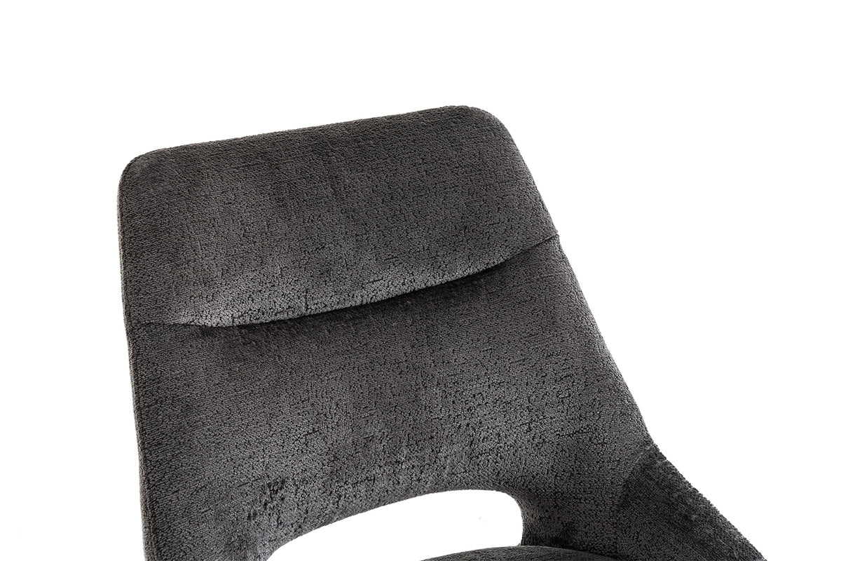 Chaise Dante Tissu Gris