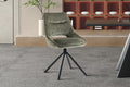 Chaise Dante Tissu Vert
