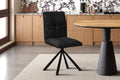 Chaise Jack pivotante Tissu Gris foncé